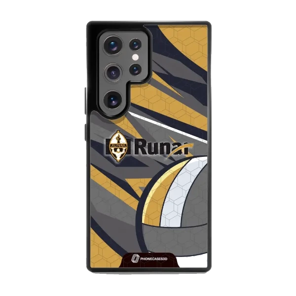 Phonecases3D Samsung Galaxy S25 Ultra IL Runar -3D suojakuori, musta
