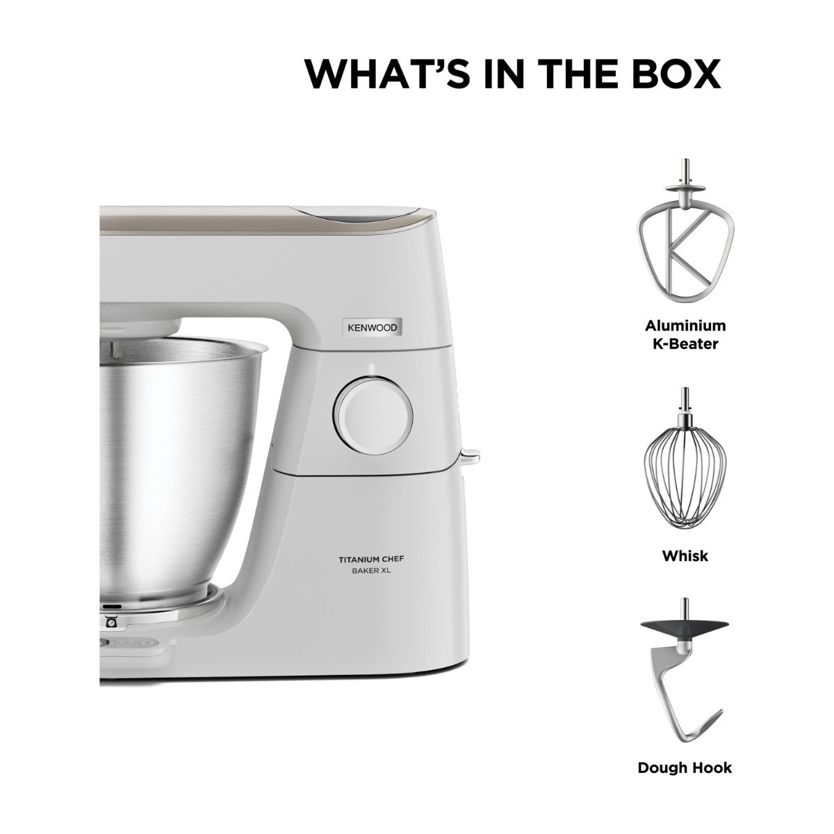 Kenwood Køkkenmaskine Titanium Chef XL KVL65.001 *DEMO billede 9