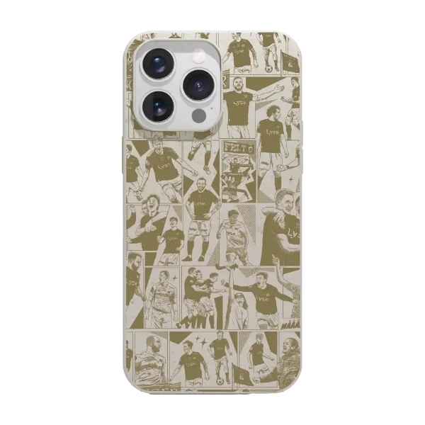 Phonecases3D iPhone 16 Pro Max Viking FK kompostoituva suojakuori, valkoinen