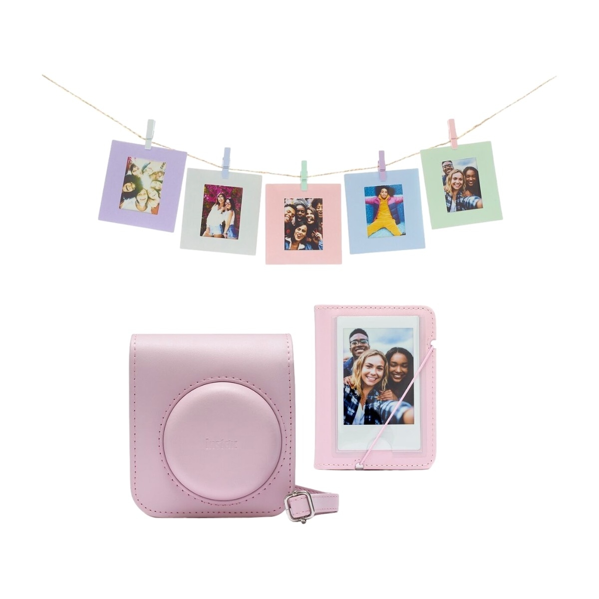 Fujifilm Instax Mini 12 tilbehørssett, rosa