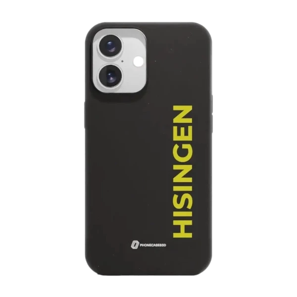 Phonecases3D iPhone 16 BK Häcken kompostoituva suojakuori, musta