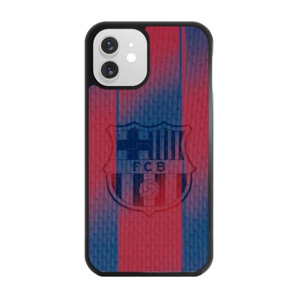 Phonecases3D iPhone 12 FC Barcelona -3D suojakuori, musta