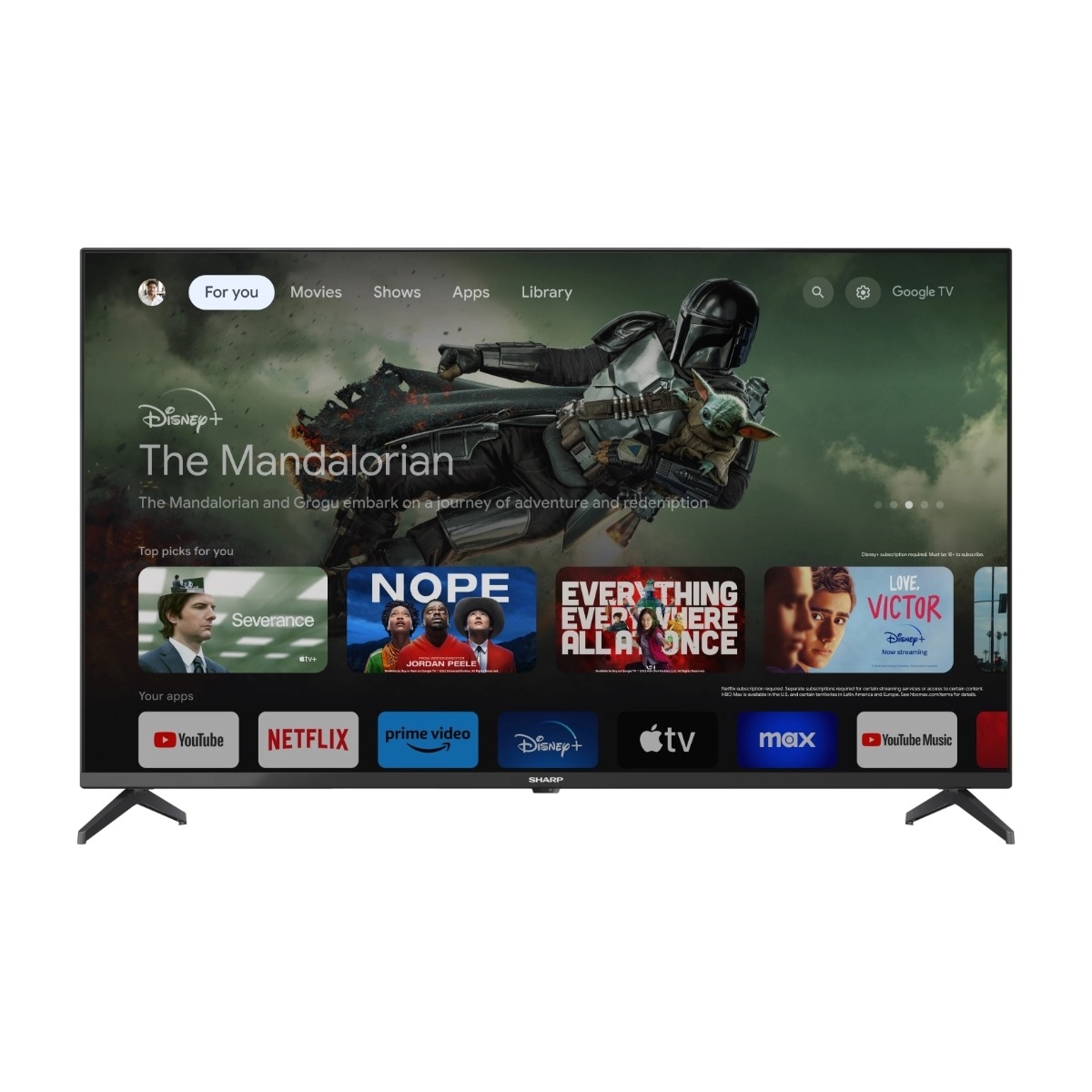 Sharp 43" 4K UHD Google TV 43GL4460E