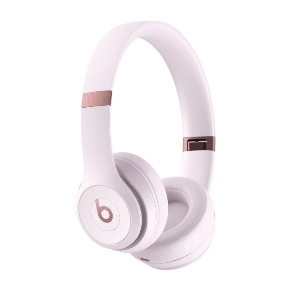 Beats Solo 4 trådløse hodetelefoner, matt rosa - Power.no