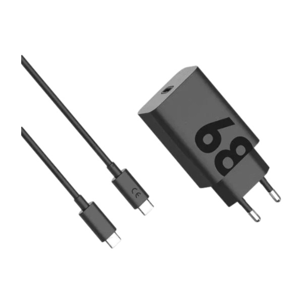Charger TurboPower 68 GaN  w/ 6.5A USB-C cable, Black