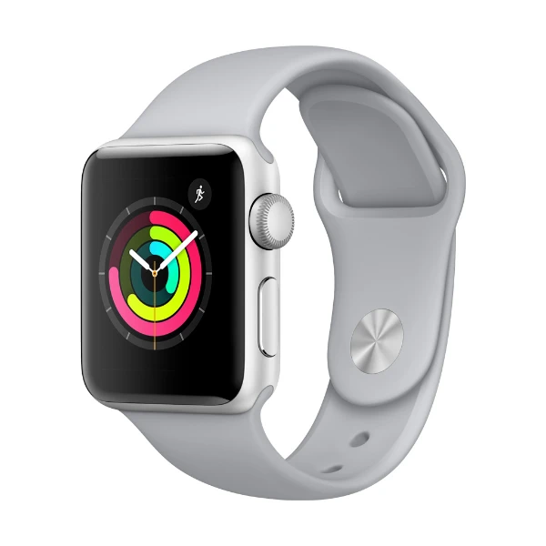 APPLE WATCH SERIES 3 38MM SØLV/TÅKEGRÅ SPORT