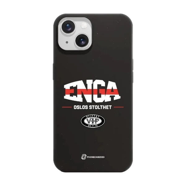 Phonecases3D iPhone 15 VIF kompostoituva suojakuori, musta