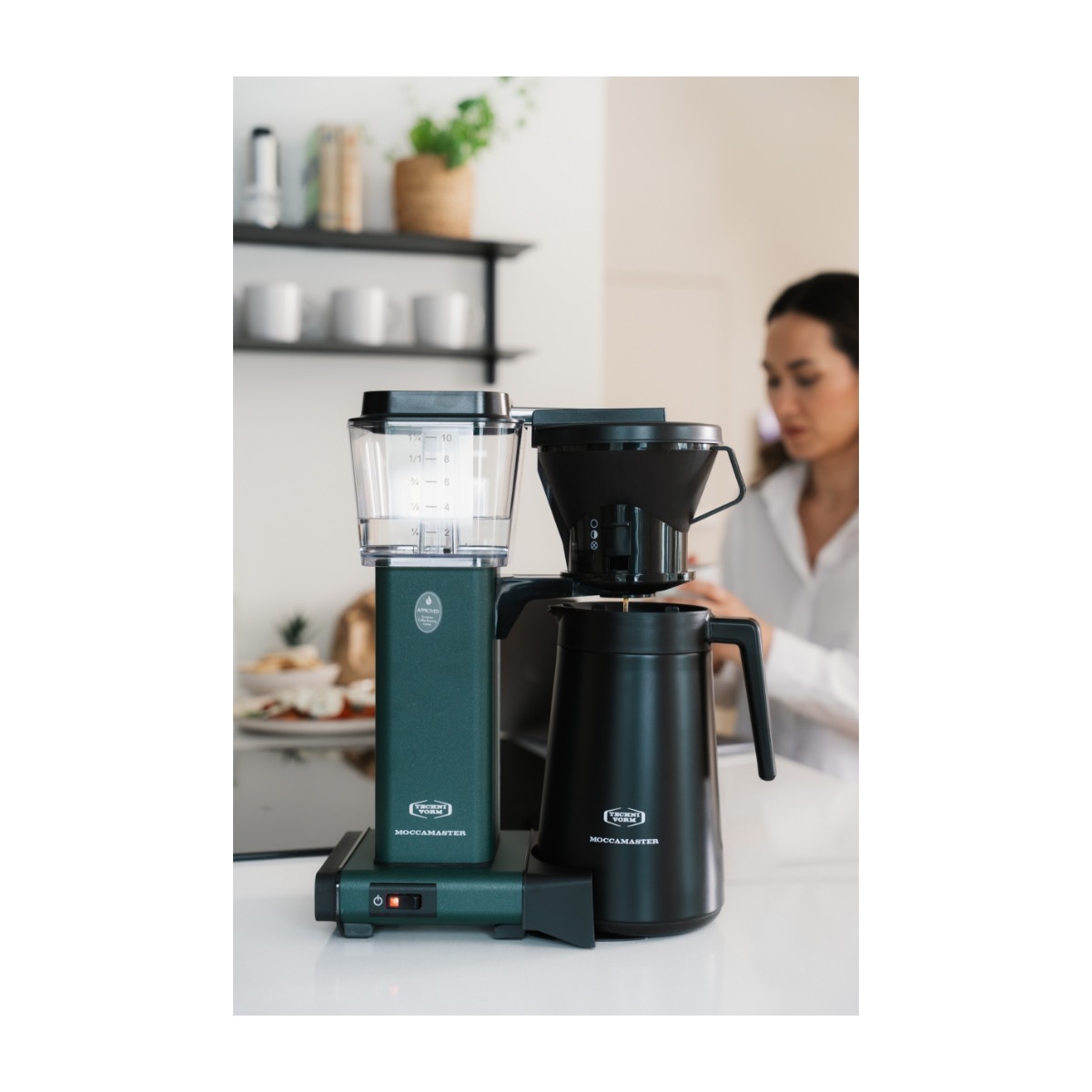 Moccamaster Manual Thermo kaffemaskine, Forest Green billede 8