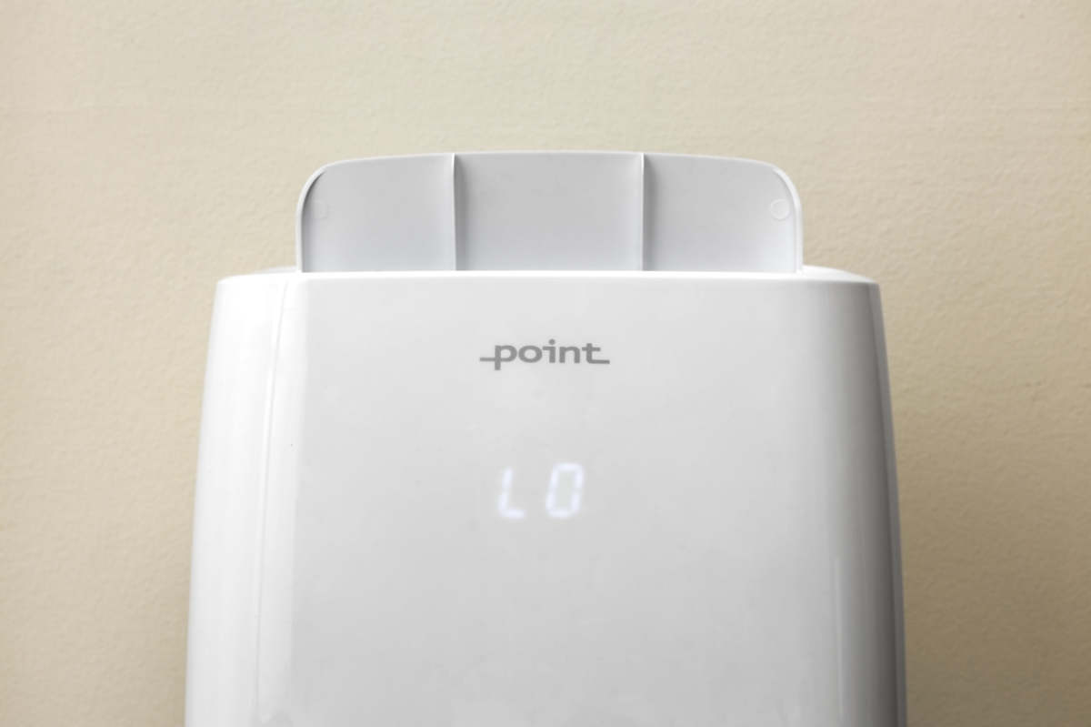 Close up of the upper part of POINT PODH3060 DEHUMIDIFIER
