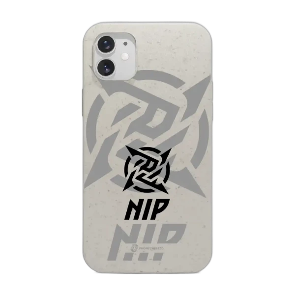 Phonecases3D iPhone 11 Ninjas in Pyjamas kompostoituva suojakuori, valkoinen