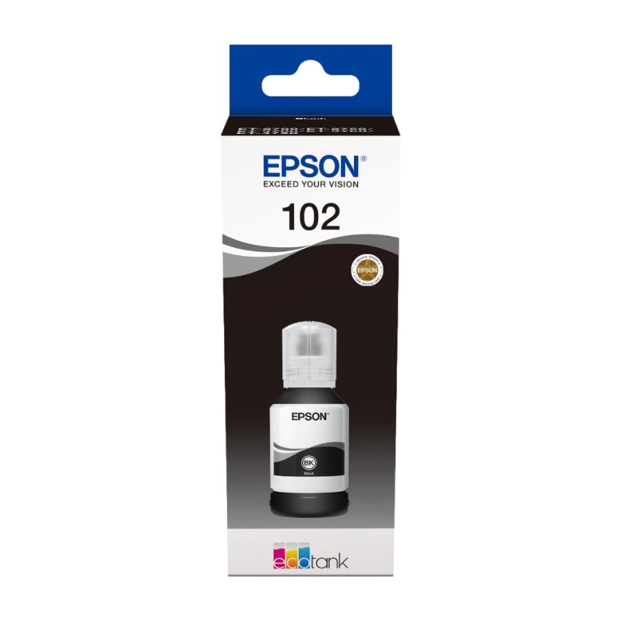 Epson 102 EcoTank bläckflaska, svart