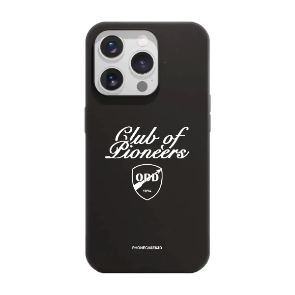Phonecases3D iPhone 16 Pro Odds Ballklubb kompostoituva suojakuori, musta