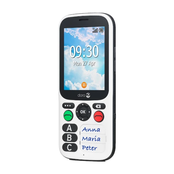 Doro 780X (4G) svart/hvit