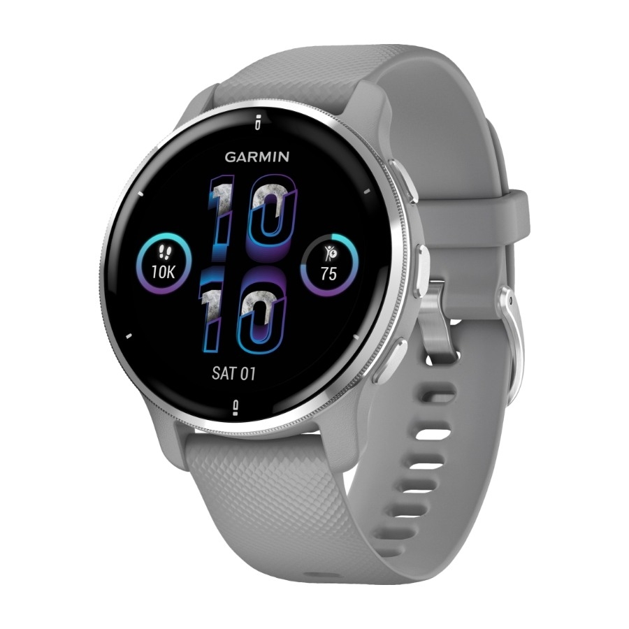Garmin Venu 2 Plus smartwatch 43 mm, sølv/grå