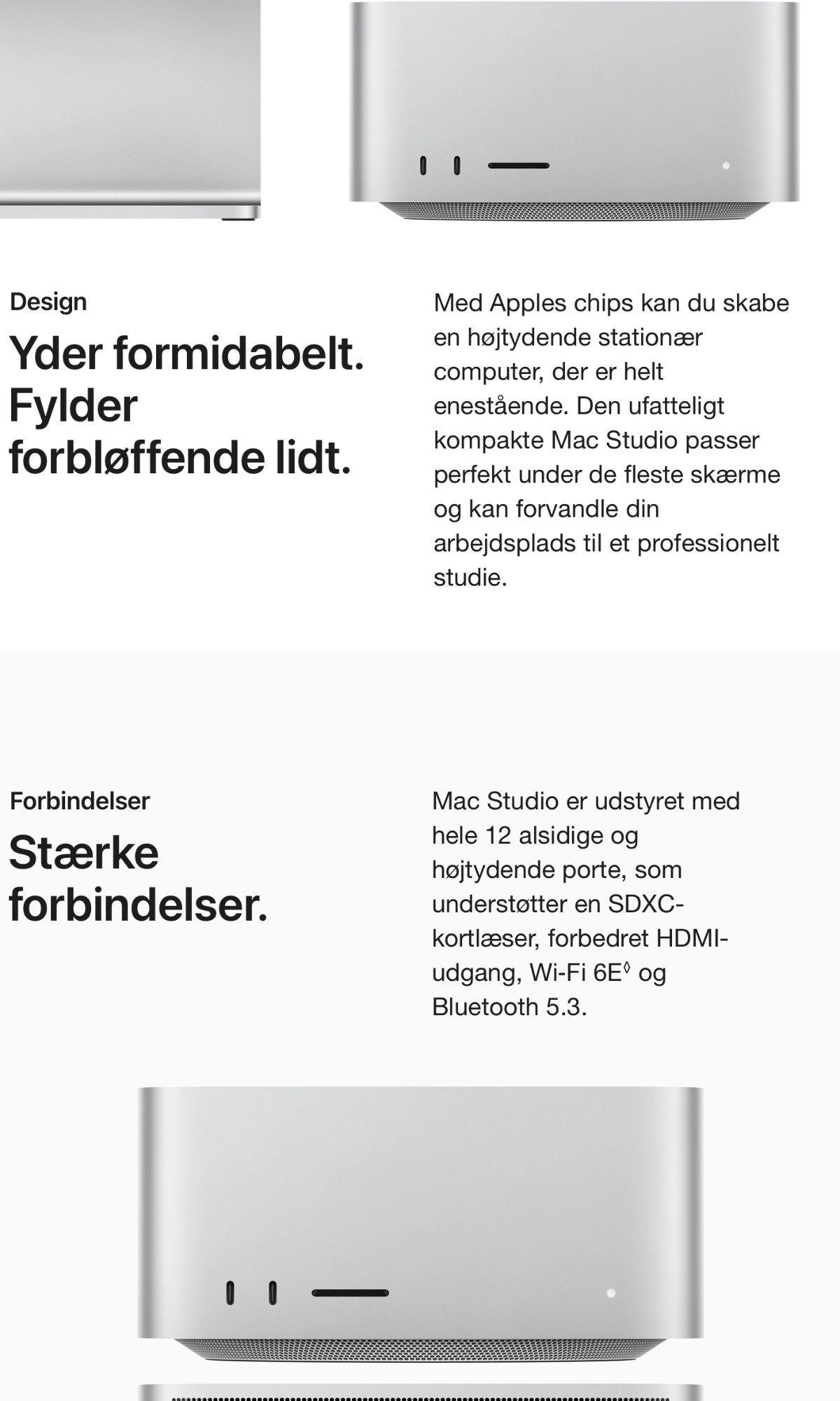 Apple Mac Studio (M2 Max) 512 GB - POWER.dk