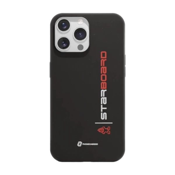 Phonecases3D iPhone 14 Pro Starboard kompostoituva suojakuori, musta