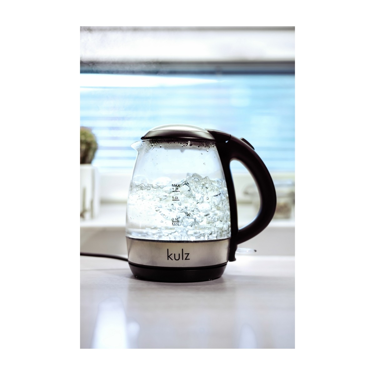 Kulz KUWK12GLASS 1,2 L vandkedel billede 2