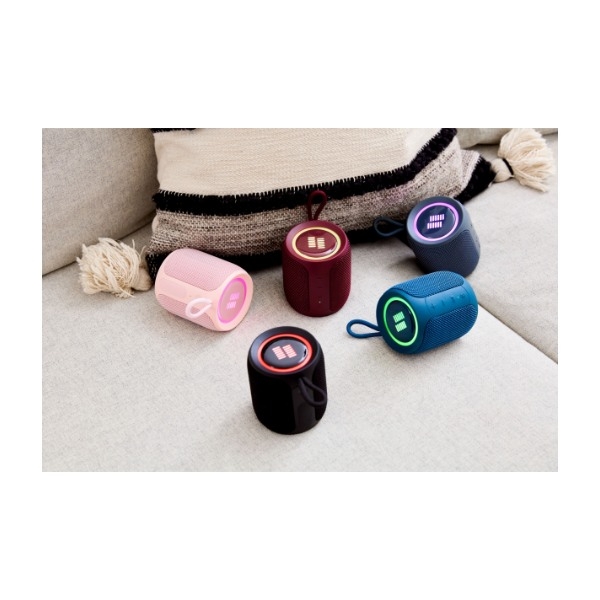 FEEL Quest 2 Bluetooth-høyttaler, rosa (Demoprodukt)