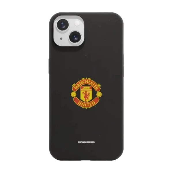 Phonecases3D iPhone 13 Manchester United FC kompostoituva suojakuori, musta