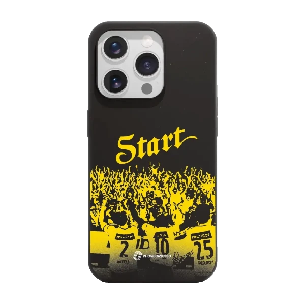 Phonecases3D iPhone 15 Pro IK Start kompostoituva suojakuori, musta