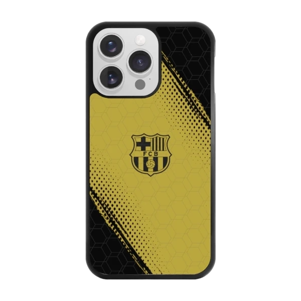 Phonecases3D iPhone 13 Pro FC Barcelona -3D suojakuori, musta