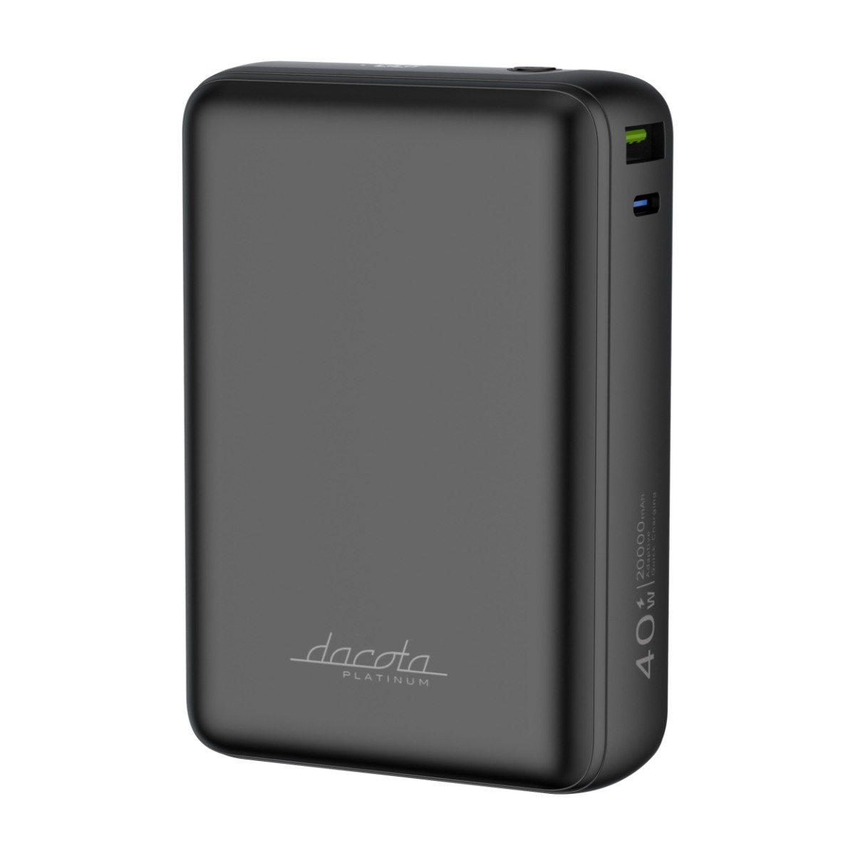 Dacota Platinum AM20 40 W powerbank 20.000 mAh, sort