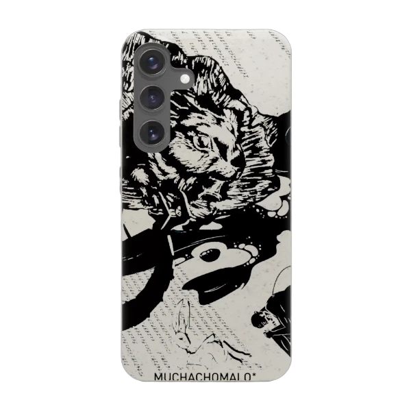 Phonecases3D Samsung Galaxy S25+ Muchacho Malo kompostoituva suojakuori, valkoinen