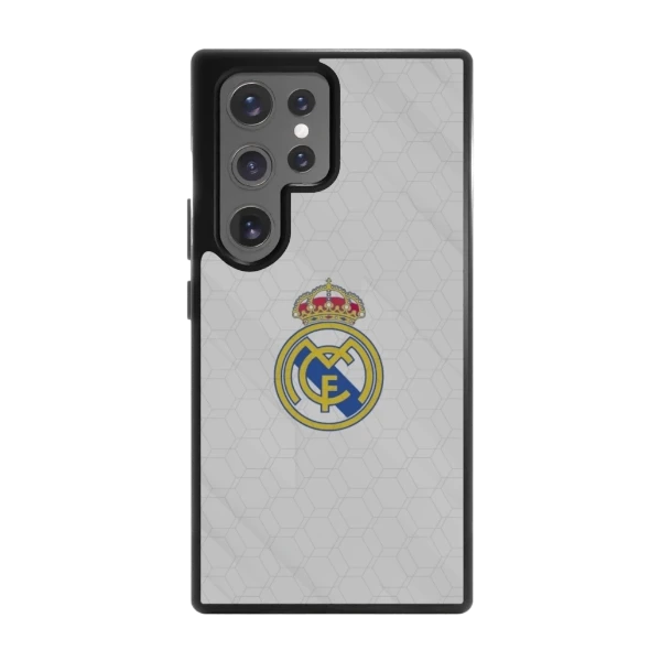 Phonecases3D Samsung Galaxy S25 Ultra Real Madrid -3D suojakuori, musta