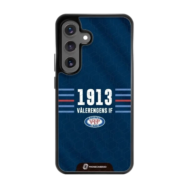 Phonecases3D Samsung Galaxy S25 VIF -3D suojakuori, musta
