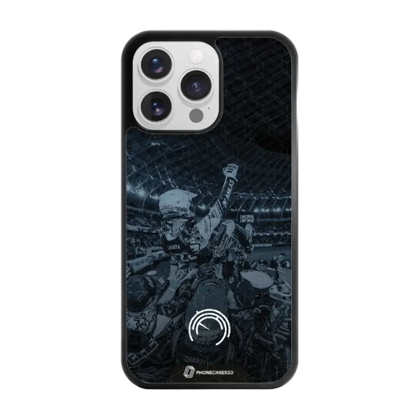 Phonecases3D iPhone 16 Pro Max Norges Motorsportforbund -3D suojakuori, musta