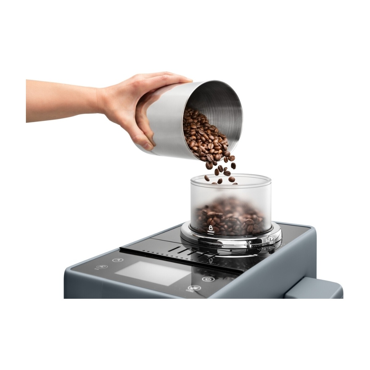 Delonghi Rivelia EXAM440.55.G espressomaskine, grå billede 9