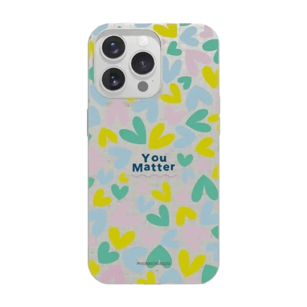 Phonecases3D iPhone 13 Pro Jess Rachel Sharp kompostoituva suojakuori, valkoinen