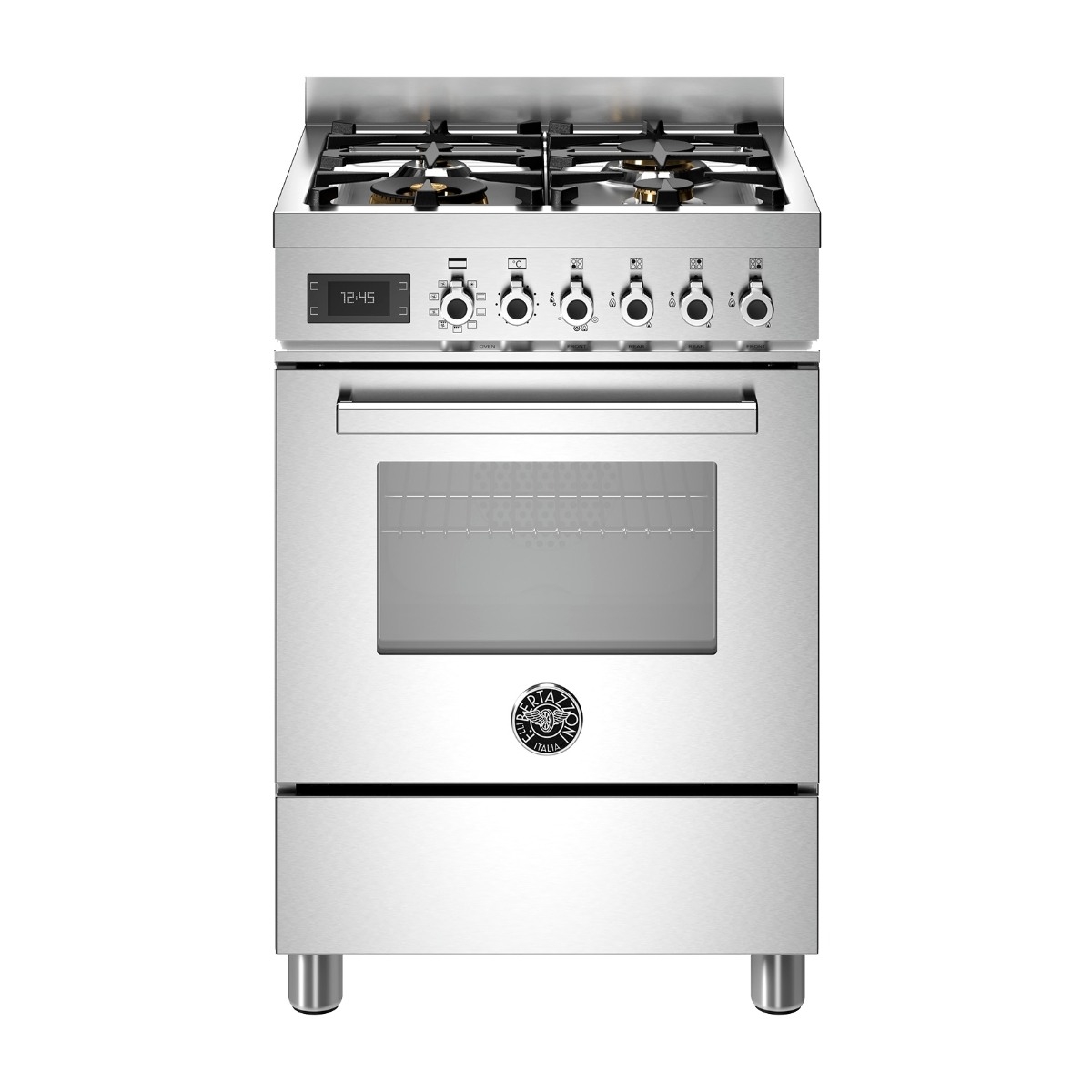 Bertazzoni Professional Series PRO64L1EXT gaskomfur, Stainless steel