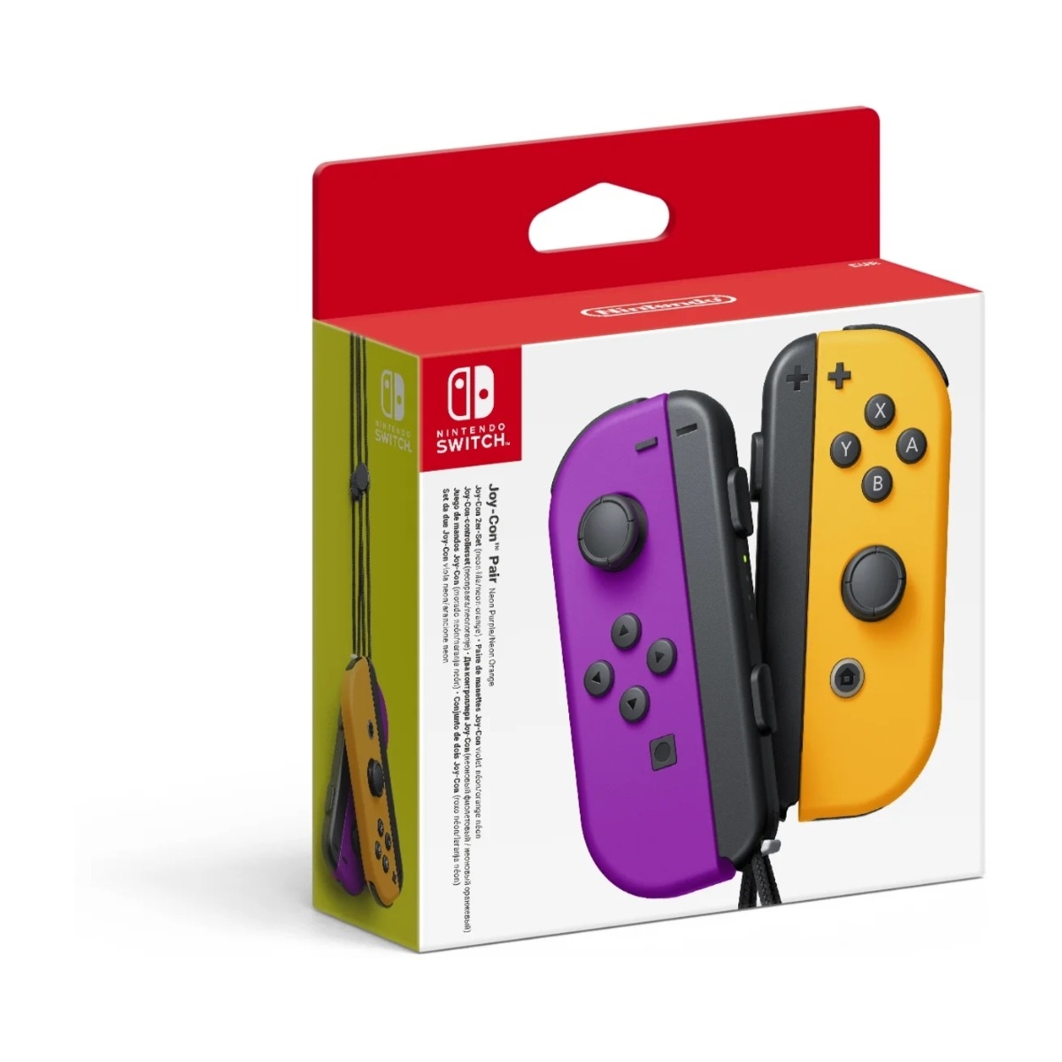 Nintendo Switch Joy-Con peliohjainpari violetti/oranssi - Power.fi