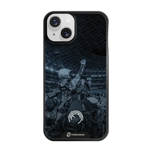 Phonecases3D iPhone 14 Norges Motorsportforbund -3D suojakuori, musta