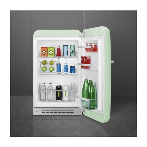 Smeg 50's Style køleskab FAB10HRPG6 (pastelgrøn) billede 8