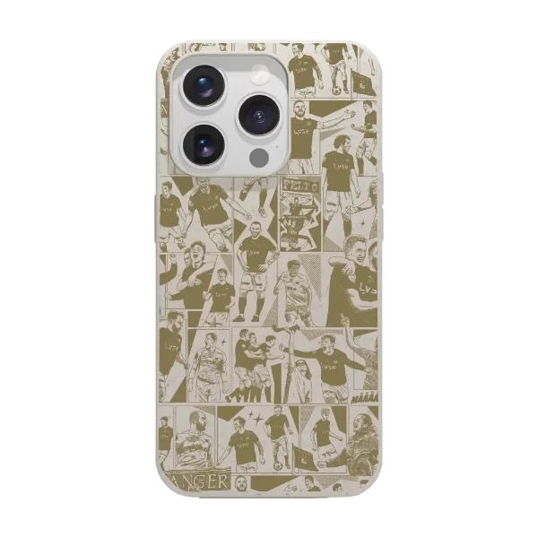 Phonecases3D iPhone 15 Pro Viking FK kompostoituva suojakuori, valkoinen