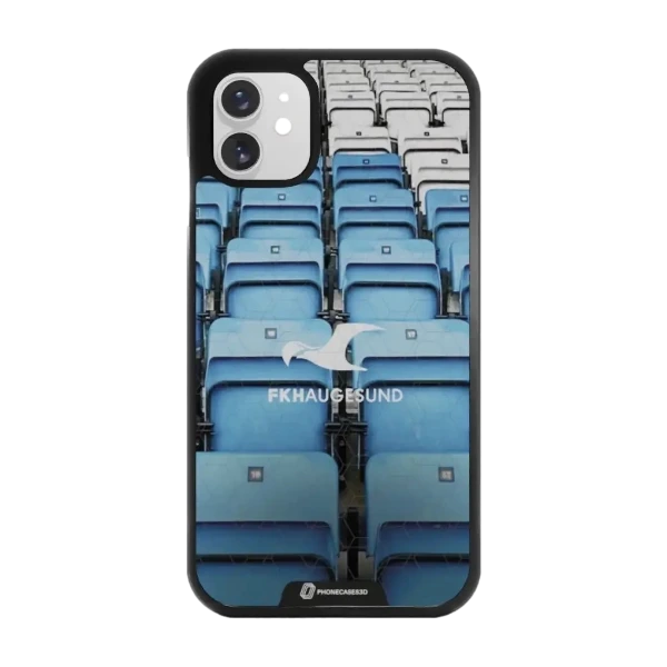 Phonecases3D iPhone 11 FK Haugesund -3D suojakuori, musta