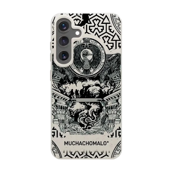 Phonecases3D Samsung Galaxy S25+ Muchacho Malo kompostoituva suojakuori, valkoinen