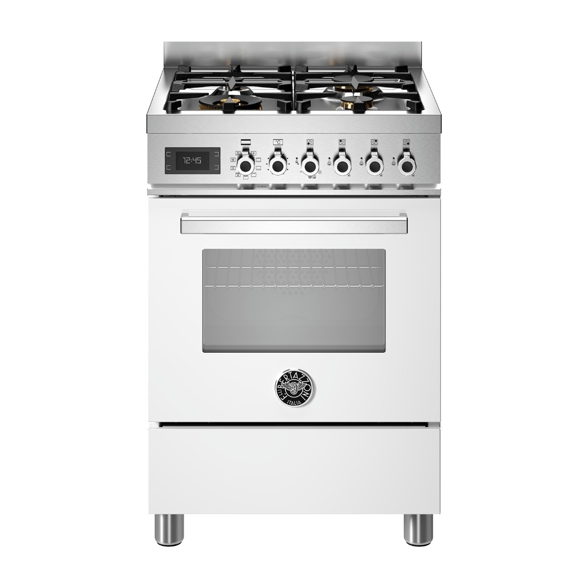 Bertazzoni Professional Series PRO64L1EBIT gaskomfur, bianco billede 3