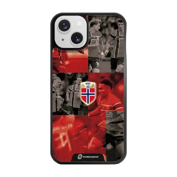 Phonecases3D iPhone 13 Norges Fotballforbund -3D suojakuori