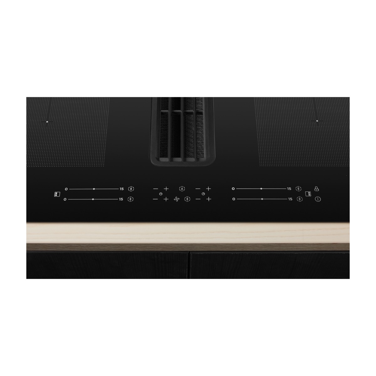 Point 5-Series POHH5080I4B induktionskogeplade med integreret emhætte - 7073655032804 billede 4