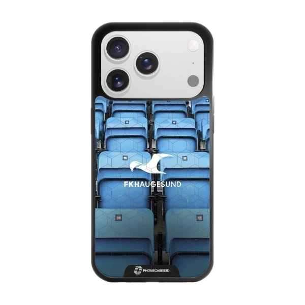 Phonecases3D iPhone 17 Pro FK Haugesund -3D suojakuori, musta