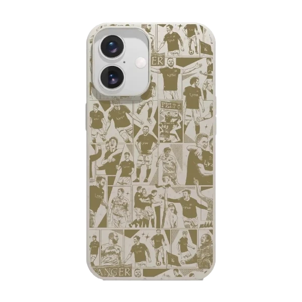 Phonecases3D iPhone 16 Viking FK kompostoituva suojakuori, valkoinen