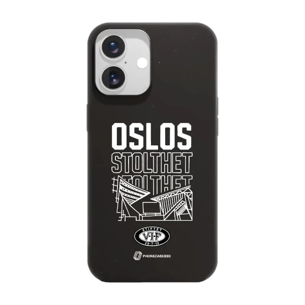 Phonecases3D iPhone 16 VIF kompostoituva suojakuori, musta