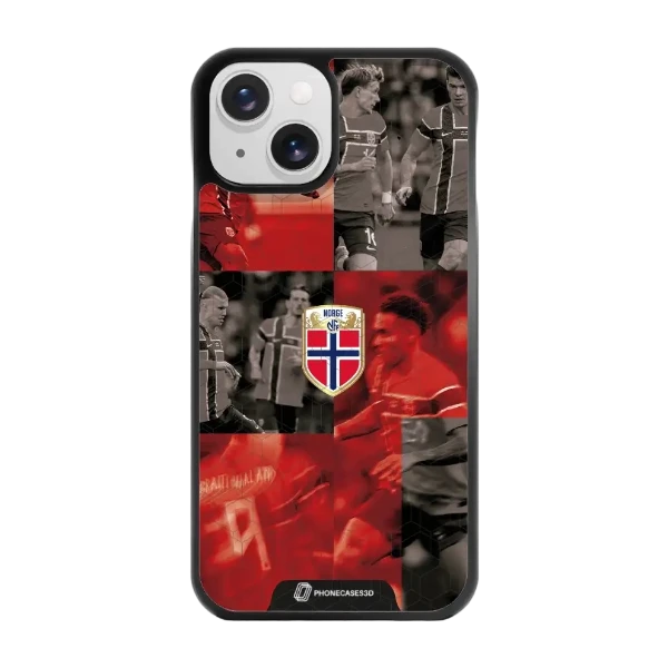 Phonecases3D iPhone 15 Norges Fotballforbund -3D suojakuori