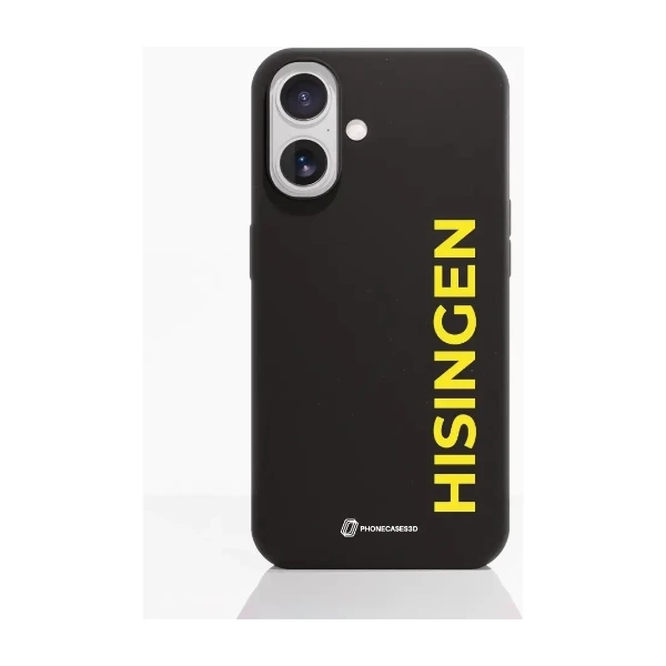 Phonecases3D iPhone 17 BK Häcken kompostoituva suojakuori, musta