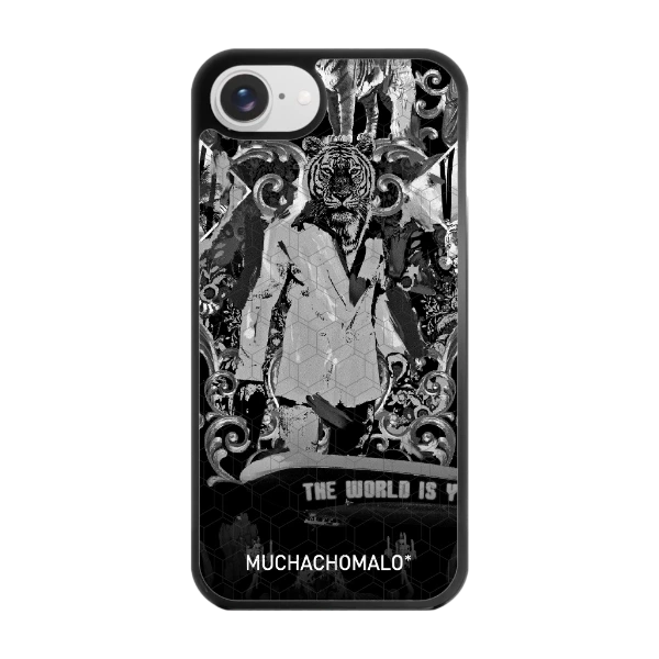 Phonecases3D iPhone 17e/16e Muchacho Malo -3D suojakuori, musta