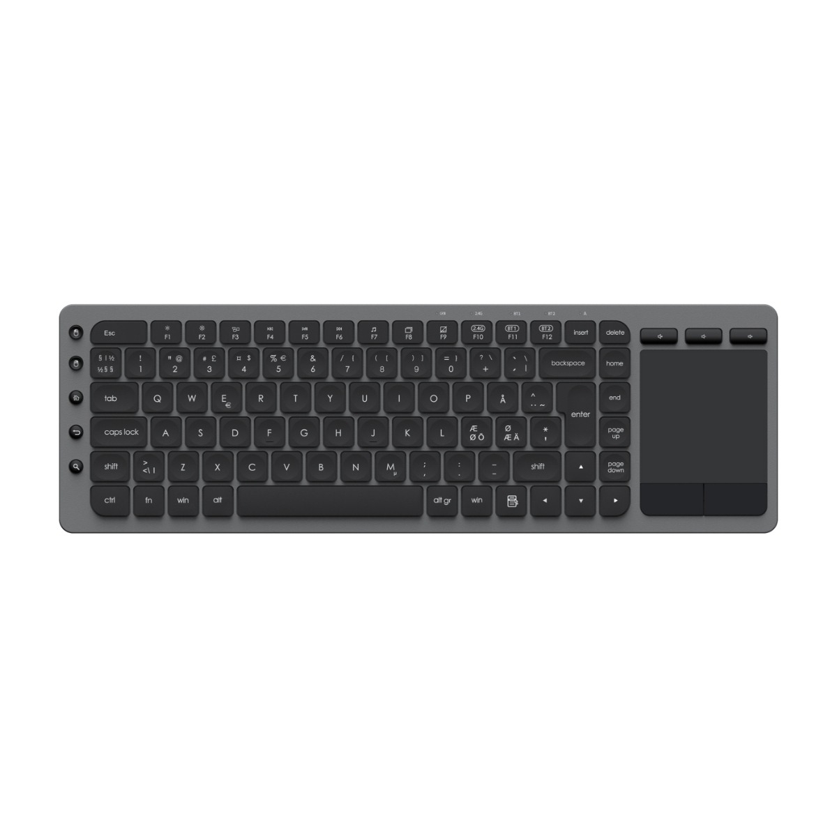 Dacota Platinum ProX Series X12+ trådløst touch-tastatur