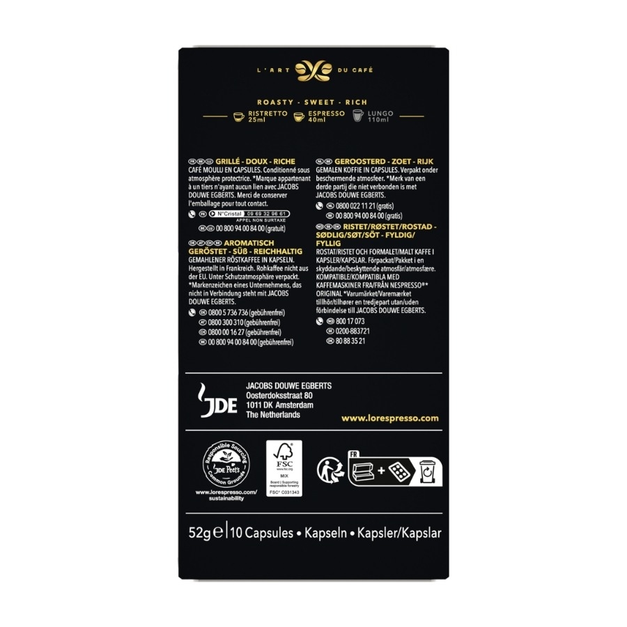 L'OR Capsules Espresso Supremo - 10 pcs billede 2